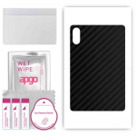 apgo Protective Skin Sticker for the back compatible with Honor Pad V8 Pro WiFi, Wrap Film, Foil, Vinyl - Pattern Carbon Black