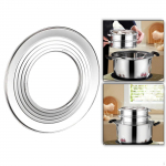 Kitchen Steaming Ring for Steamers, Steamer Cooking Adapter over Pots Dim Sum Steamers Outer Dia. 28.5cm