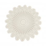 80cm K&ouml;&ouml;k S&ouml;&ouml;gituba Restoran Heegeldatud &uuml;mmargune puuvillane laudlina Mat Decor beež