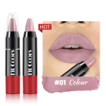 Mattepruun huulelainer pliiats huulekontuur Kontuuriv P&uuml;siv Veekindel huulepulk Crayon Pigments Niisutav Huulepalsam Kosmeetika 01#