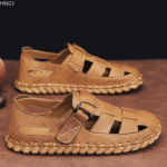 Sandals for men, non slip and waterproof. Sandals for men, soft soled and wear-resistant dual-purpose sandals, middle-aged 41