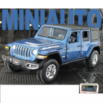 1/32 mastaapne m&auml;nguautomudel džiipidele Wrangler Rubicon, sulamist automudel, heli ja valgusega maastikum&auml;nguasi 1/32-Size:15*6*5.8cm sinine