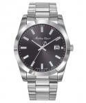 Mathey-Tissot Mathy I Roostevabast terasest Must sihver Kvarts H450AN Meeste k&auml;ekell must