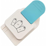 K&auml;sit&ouml;&ouml;sildi perforaator, sildikujuline paberipunch 3-1-s k&auml;sit&ouml;&ouml;sildi punch Kingisildi paberistants 1,5/2/2,5 tolli A-rounder shape