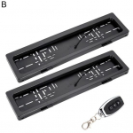 2tk eesmine tagumine numbrim&auml;rgi raam rull-luuk elektriline kaugjuhtimispult B