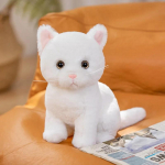 26cm T&auml;idisega Devon Rex Kassid Pl&uuml;&uuml;sm&auml;nguasi Simulatsioon Pastoraalne Kass Armas Kass Lemmikloomam&auml;nguasjad Realistlik Kodu Dekoratsioon S&uuml;nnip&auml;evakingitus Lastele 26cm