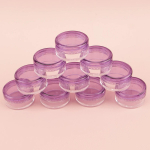 10 tk kosmeetikapurk kosmeetikaproov, t&uuml;hi plastikust &uuml;mmargune konteiner V&auml;ike pudel lauv&auml;rvikreemiga reisipott 2g 3g 5g 10g 15g 20g 10pcs x 2ml&Plastic