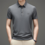 J&auml;&auml;siidist &otilde;mblusteta ja triikimisvaba POLO s&auml;rk, mitmek&uuml;lgne, k&otilde;rgekvaliteediline, l&otilde;dva l&otilde;ikega, &otilde;huke, jahe, l&uuml;hikeste varrukatega T-s&auml;rk, trendikas M