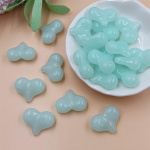 Ehted Aksessuaarid Kaelakee valmistamine K&auml;sitsi valmistatud materjalid Fart Macaron V&auml;rv 22mm*17mm*9mm 20tk/komplekt Virsik S&uuml;damehelmed DIY Aksessuaarid helesinine v&auml;rv