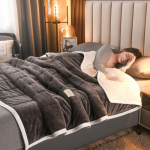 Fliisist tekid ja katted T&auml;iskasvanutele Paksud soojad talvetekid Kodu Superpehme tekk Luksuslikud tahked tekid kahel voodil 180x200cm