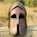 Hoplite'i soomuskiiver Korintose kiiver Kreeka kiiver Kost&uuml;&uuml;mideks ja v&auml;ljapanekuks Parim kingitus