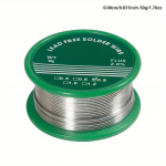 Kampoli s&uuml;damikuga pliivaba joodis, r&auml;bustiga joodis, jootetraat, jootetraat remondiks ning elektriliste ja elektrooniliste jootekomponentide isetegemine 0.03inch/50g