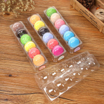 5 tk Macaron Box l&auml;bipaistev lemmikloomade magustoidu kondiitritoodete pakkekarbid S&uuml;nnip&auml;evap&uuml;hade kinkekoogi v&auml;ljapaneku magustoidukaunistus mahutab 6 makaroni