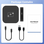 Mini Wireless Carplay Box Android Auto 2IN1 juhtmevaba adapteri dongle Toyota Mazda Camry Suzuki Subaru Citroen Kia Ford Opel IOS Spotify BT jaoks