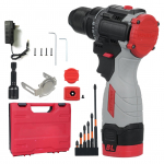 L&ouml;&ouml;ktrell 16,8 V harjadeta akutrellikomplekt Laetav trell aku ja laadijaga 45 N.m US Plug & 1 Battery