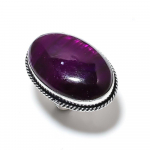 Natural Purple Labradorite Gemstone 925 Sterling Silver Gift Ring Size 9 b3o48