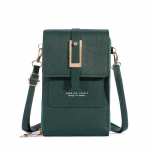 Puuteekraaniga mobiiltelefonikott Mini klapiga p&otilde;ikkott Moodne kunstnahast rahakott Vertikaalne rahakott kaardipesadega