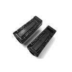 2 tk mustad eesmised jalatoe pulgad kummid jalatoe juhtraud Yamaha YBR 125 k&otilde;rge kvaliteediga