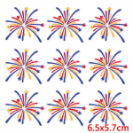 10 tk/partii hulgim&uuml;&uuml;k 4. juuli tikandiplaastrid r&otilde;ivastele Ameerika stiilis plaaster triigitud plaastrid riietel kleebised m&auml;rgid