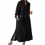 Naiste kevad-s&uuml;giskleit pikkade varrukatega, ebakorrap&auml;rase l&otilde;hestatud &auml;&auml;risega &uuml;hev&auml;rviline vaba rev&auml;&auml;riga &uuml;herealine vabaaja igap&auml;evane maksis&auml;rkkleit 3XL helehall v&auml;rv