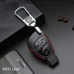 Nahast kaugjuhtimispuldi auto v&otilde;tmehoidja &uuml;mbrise katte hoidiku kest Mercedes Benz CBER Class GL CLS CLK SLK W203 W211 W204 3 nupuga kett