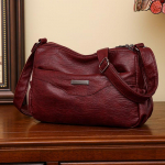 Pehmest PU-nahast luksuslikud k&auml;ekotid rahakotid naiste kotid disainitud &otilde;lakott naistele 2024. aasta talvetrendi messenger-kotid punane