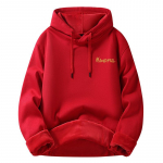 Moodne meeste kapuutsiga s&uuml;gis-talvine uus puuvillane paksendatud avara jakiga top-kampsun M: recommended 80-55kg