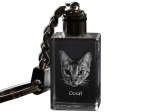 Ocicat - Crystal pendant with cat photo, illuminated pendant, unique gift by Art-Dog brand