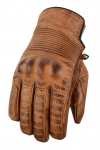 Pruun vahatatud nahast mootorrattakinnas Lehmanahast elastne Classic Distressed XL pruun