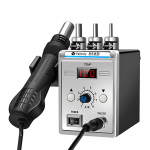 858D jootejaam kuuma&otilde;hup&uuml;stoli ja 3 otsikuga digitaalse LCD-ekraaniga 700 W jootekolbi komplekt EU plug