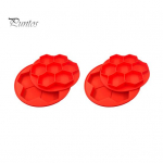 1/2 tk silikoonist hamburgeri k&uuml;psetusmasina s&uuml;gavk&uuml;lmikukonteiner Mittekleepuva burgeripressi vorm vorsti veiseliha jaoks Kuusnurkse kujuga BPA-vaba grilli tarvik 1pc