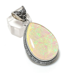 Natural Pink Triplet Opal 925 Sterling Silver Jewelry Pendant 2.25 j8n62