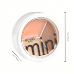 Mini 3-in-1 peitekreemipalett &ndash; veatu, loomuliku v&auml;limusega keskmise katvuse ja mitmetoimelise kattepastaga peitekreem &ndash; ideaalne igap&auml;evaseks meigiks 1pc