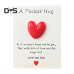 Taskus&uuml;da koos &otilde;nnitluskaartidega Kaugsuhte kingitus emale naisele V&auml;ike s&uuml;da Tasku kallistusm&auml;rk s&otilde;brap&auml;eva j&otilde;uludeks Small