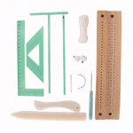 K&ouml;itmisjoonlaud ja k&ouml;itmistarvikute komplekt L-kujuline joonlaud T-kujuline joonlaud Vahejuhik Nurga l&otilde;ikamise ruudu komplekt