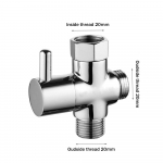 K&auml;eshoitav du&scaron;ipea du&scaron;ivarre suunaja, 3-suunaline veeeraldaja jaotusklapp, du&scaron;&scaron;i tee-adapter 1