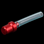 Universaalne Paagi Gaasi K&uuml;tusekork Ventiil Tuulutus Voolik Toru Mootorratta jaoks punane