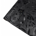 1 tk j&auml;&auml;tunud staatiline klammerduv aken privaatsus &otilde;huke aknakleebis uksekile PVC klaaskile must