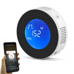 1 pakk WiFi maagaasi lekkedetektor kodu gaasialarmi ja LCD-ekraaniga monitori jaoks