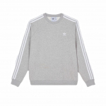 Adidas Originals kolme triibuga v&auml;rviplokkide logoga &uuml;mmarguse kaelusega pikkade varrukatega dressipluus Meeste dressipluus Hall IM4514 XS