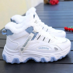 2024 Pluss 42 Talvised Naiste Tossud Platvorm Vulkaniseeritud Kingad 2024 Pluss Samet Soojad Vabaaja Jooksujalatsid Naised Naised Saapad 40