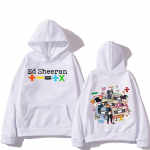 Ed Sheerani tuur 2024 kapuutsiga kahepoolse tr&uuml;kiga retro hiphop-pusa ja fliisist kapuutsiga punk-riided Sudaderas pehme kapuutsiga M