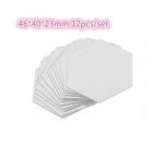 Mood, 12 tk, geomeetriline kuusnurkne 3D-kunst, peegli seinakleebise kleebis Kodu DIY Decor kuld