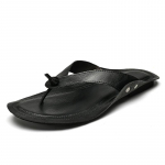Ehtne Nahk Suvised Meeste Sussid Moodsad Slip-on V&auml;lit&ouml;&ouml; Sandaalid Klassikalised Rooma Pl&auml;tud Mugavad Pehmed Libisemiskindlad Mokassiinid 38 must