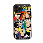 WD26 One Piece Black Sofe Case iPhone 16 15 Plus 14 13 Pro 8 SE XR XS Max P30 Nova 5T Y5P Y6 Y7 Y8P Y9 Realme C30 C33 C31 VIVO Y36 V27 jaoks VIVO Y53S kuristik