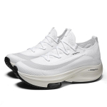 Unisex Tossud Mood Meeste Tossud Paelkinnitusega &Uuml;mar Nina Polsterdus Jooksujalatsid Naine Treener V&otilde;istlus Hingav Paar Tenis Shose 36 valge