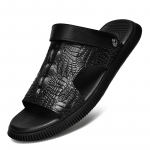 Mood Summer Classic Meeste sandaalid Ehtsast nahast Pehmest hingavad kingad Designer Beach Roman Brand Sandaalid Nahast Meeste Sandaalid Slaidid 38 pruun