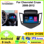 Traadita Carplay Chevrolet Cruze 2008 2009 2010 2011 2012 jaoks Autoraadio Multimeedia Video M&auml;ngija Navigatsioon GPS 2 Din DVD Stereo 4 core 1GB+32GB carplay