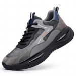 Uued platvormkingad meestele, tossud, mood, ehtne nahk, lapit&ouml;&ouml;, vabaaja, sport, jooksujalatsid, mugavad spordijalatsid 44 hall v&auml;rv