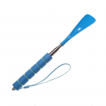 Roostevabast terasest teleskoopjalatsite t&otilde;mbaja reisi reguleeritav pikendatud k&auml;epide must